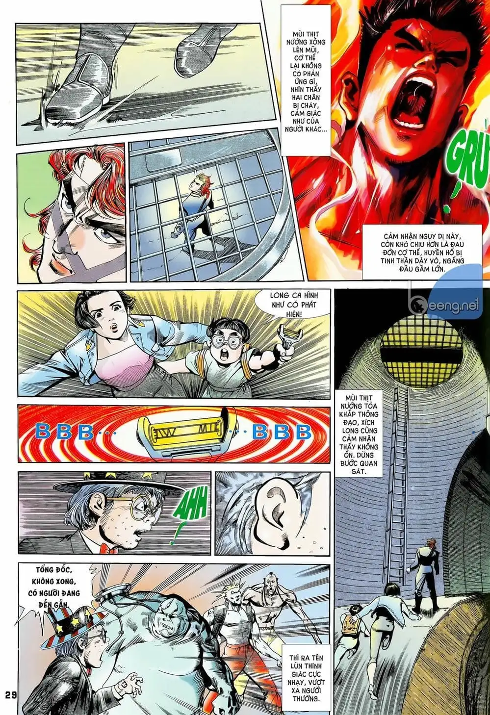 Truyện Tranh Long Hổ 5 Thế trang 8