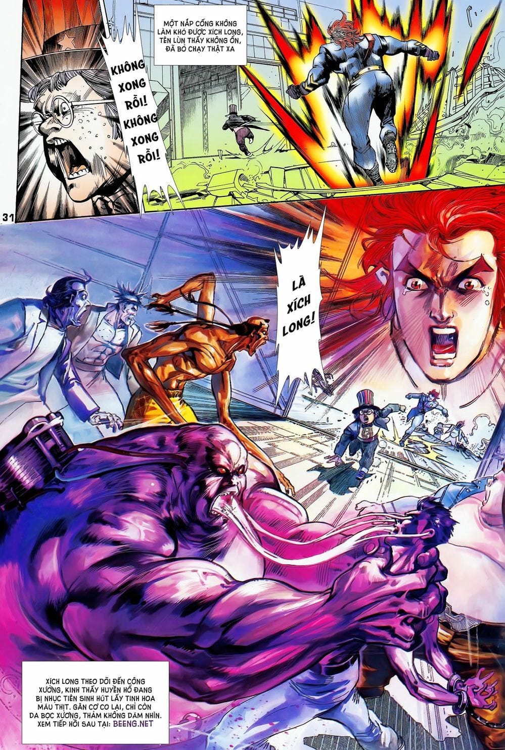 Truyện Tranh Long Hổ 5 Thế trang 8