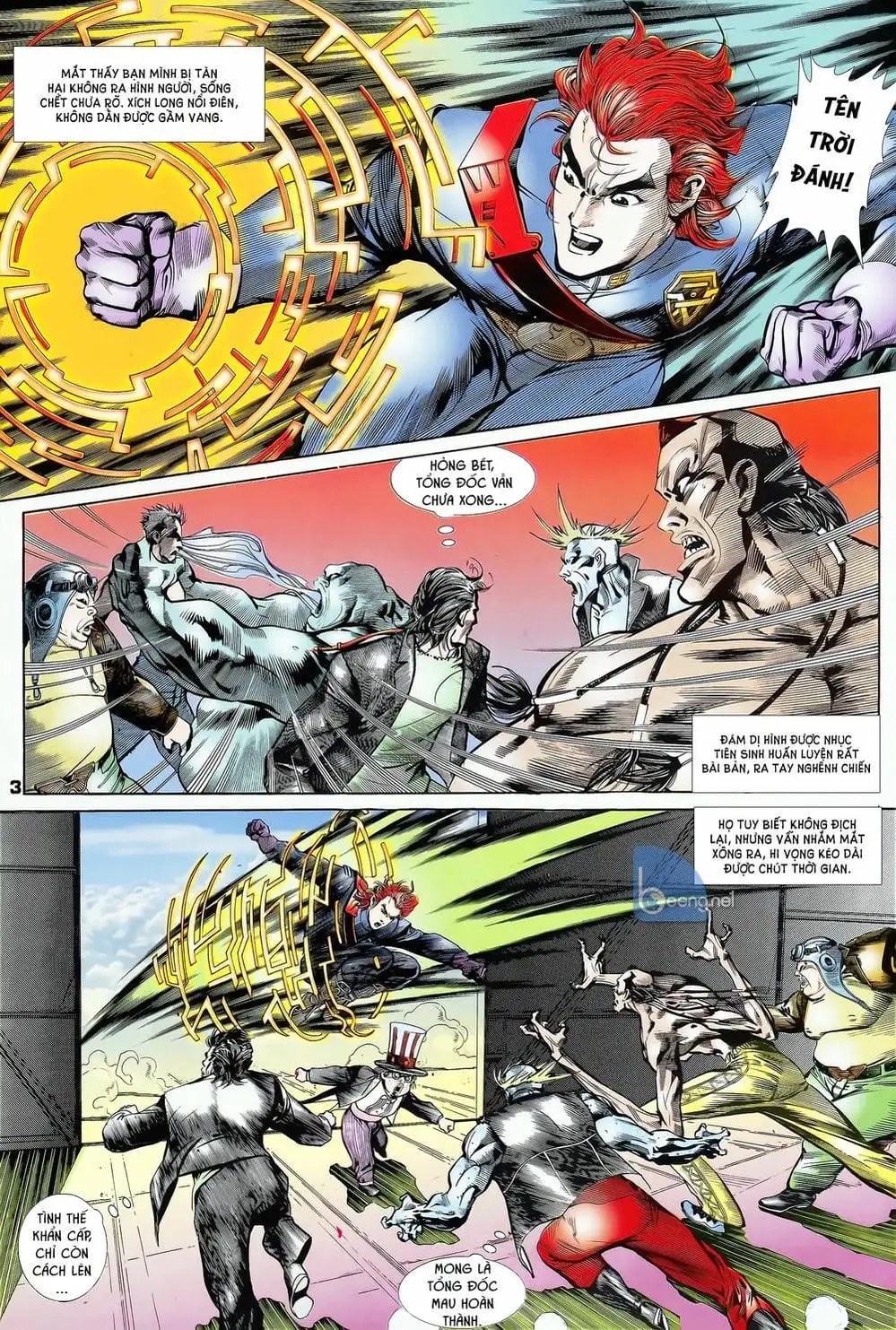 Truyện Tranh Long Hổ 5 Thế trang 8