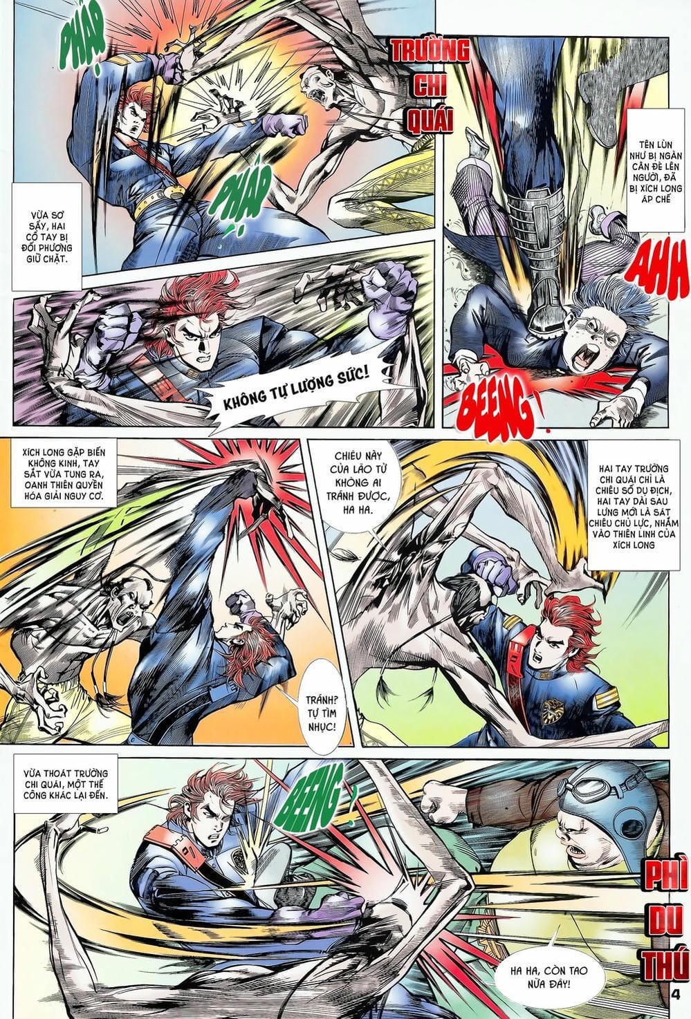 Truyện Tranh Long Hổ 5 Thế trang 8