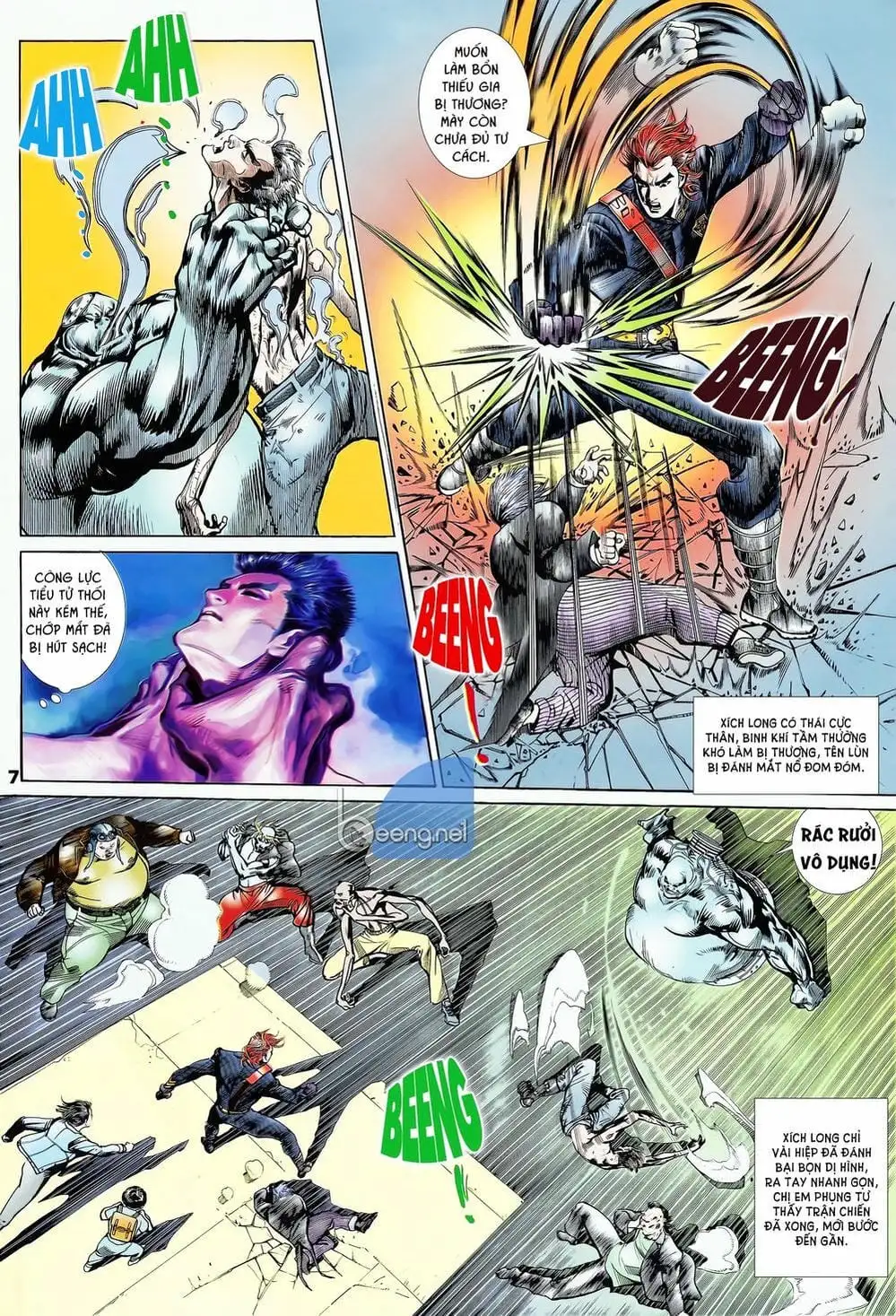 Truyện Tranh Long Hổ 5 Thế trang 8