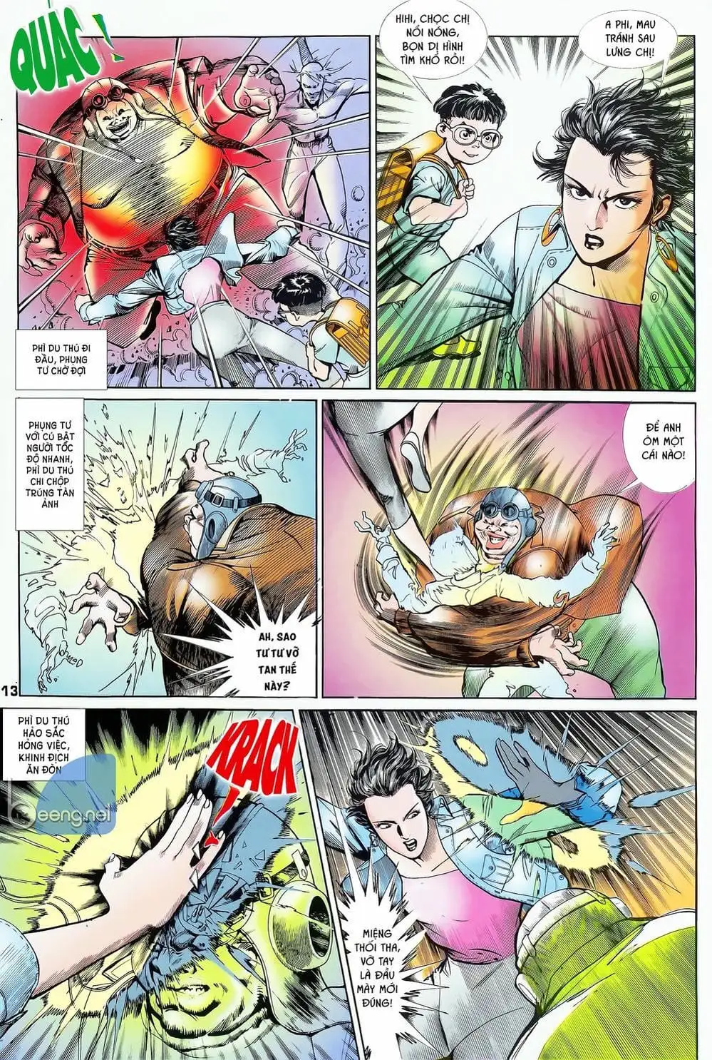 Truyện Tranh Long Hổ 5 Thế trang 8