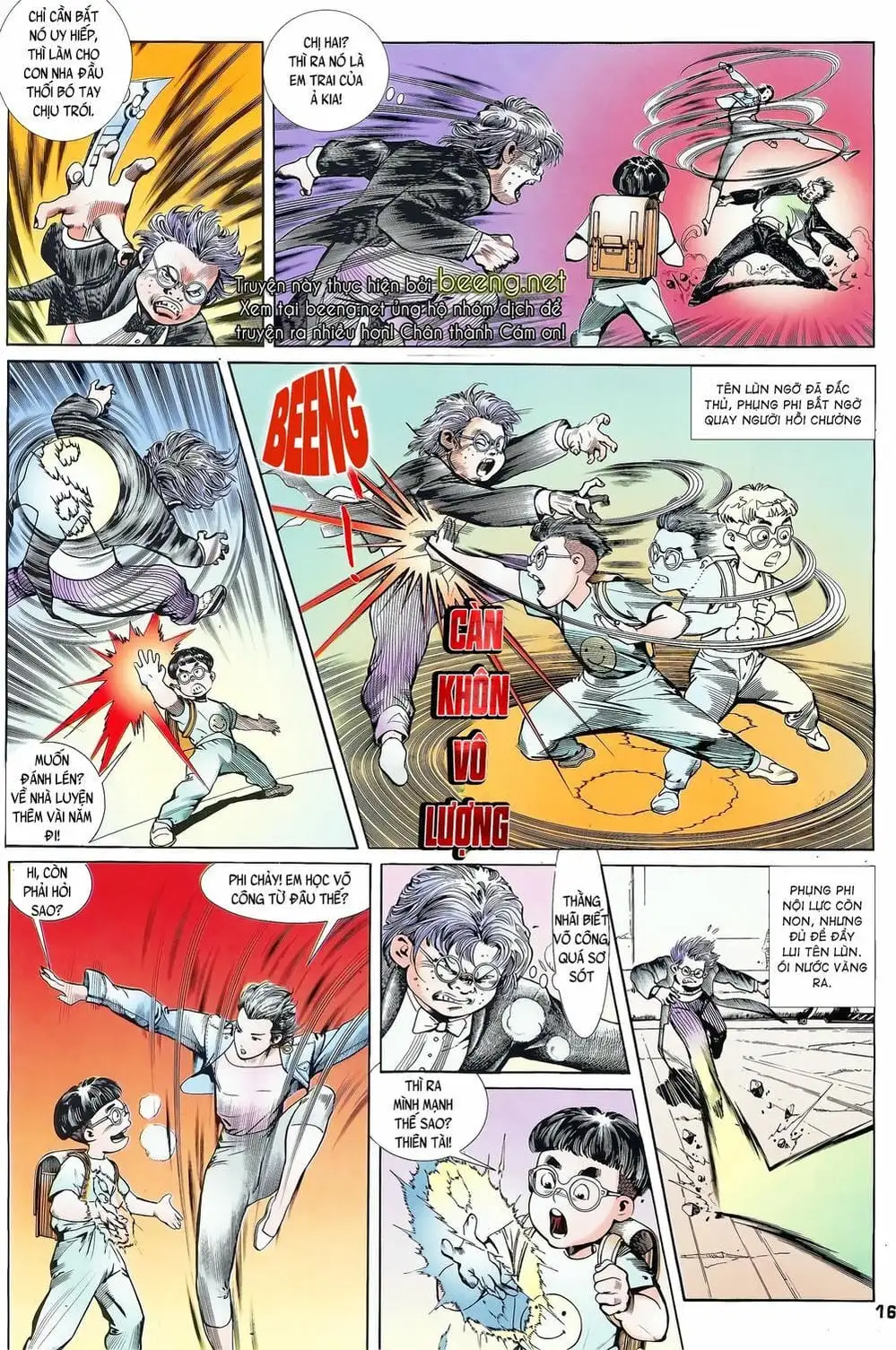 Truyện Tranh Long Hổ 5 Thế trang 8