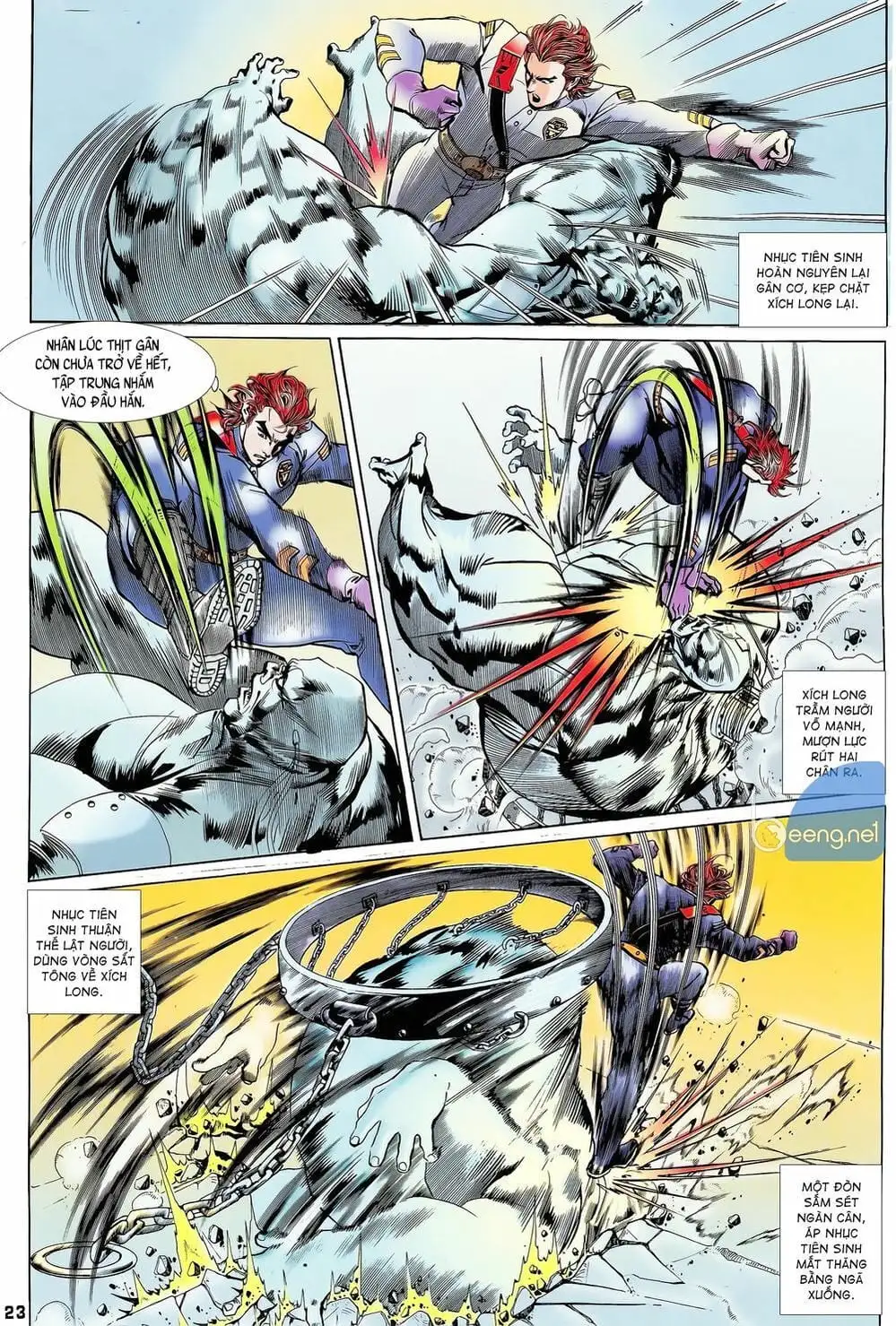 Truyện Tranh Long Hổ 5 Thế trang 8