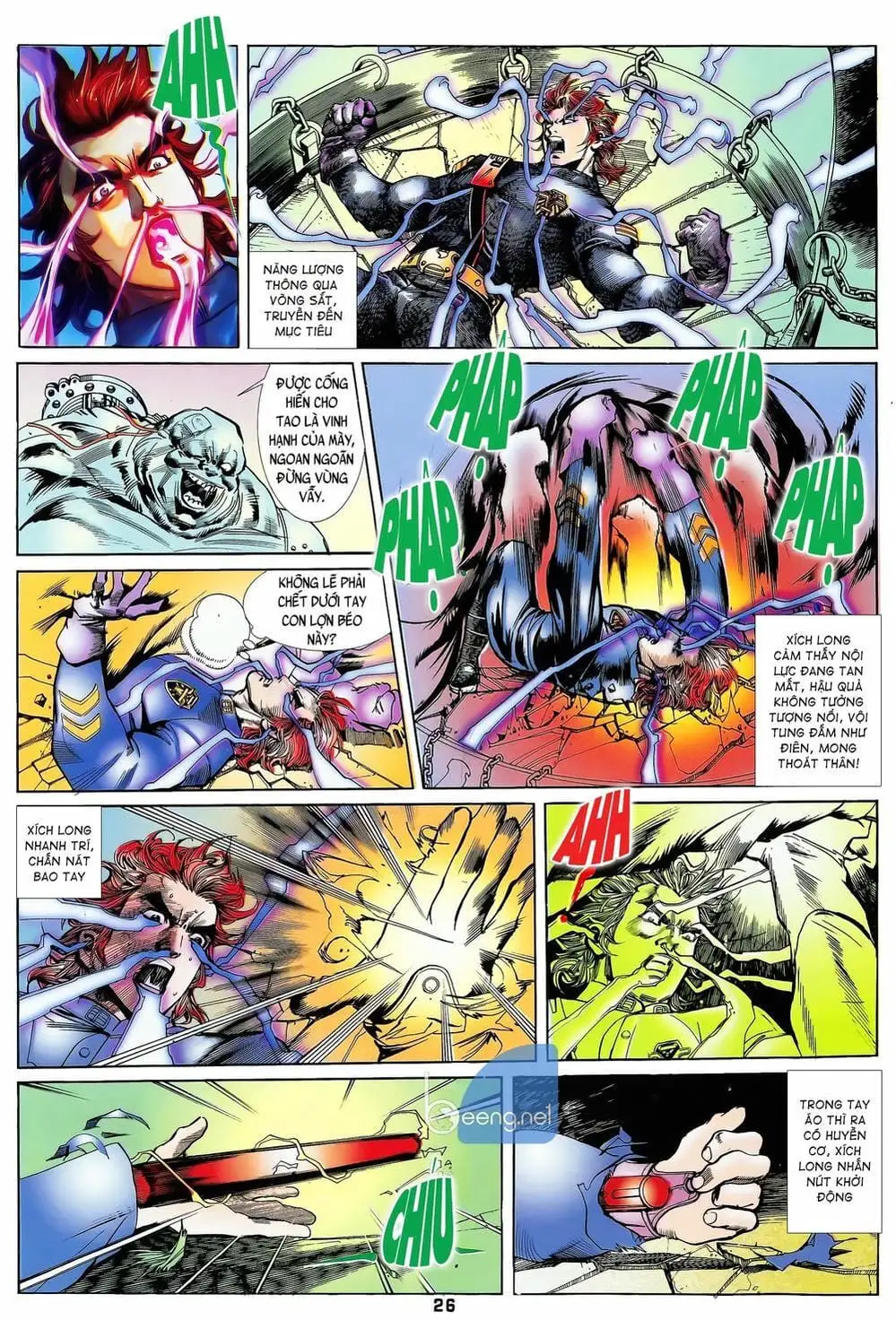 Truyện Tranh Long Hổ 5 Thế trang 8