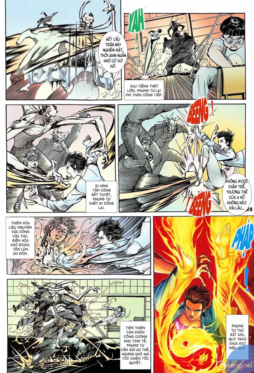 Truyện Tranh Long Hổ 5 Thế trang 8