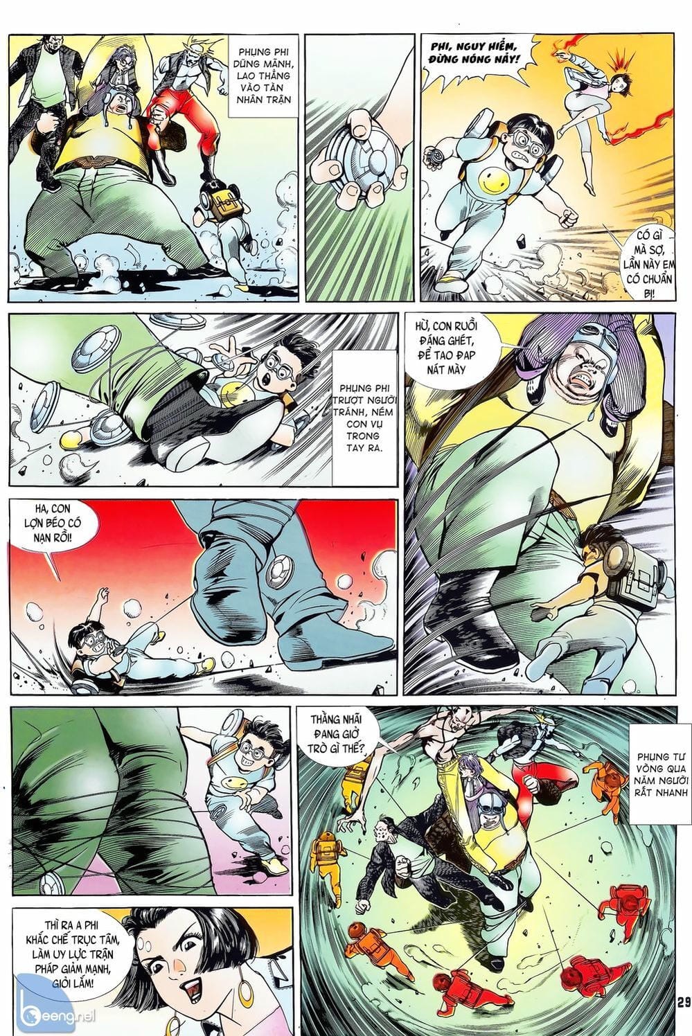Truyện Tranh Long Hổ 5 Thế trang 8