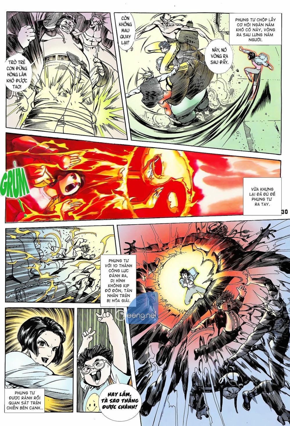 Truyện Tranh Long Hổ 5 Thế trang 8