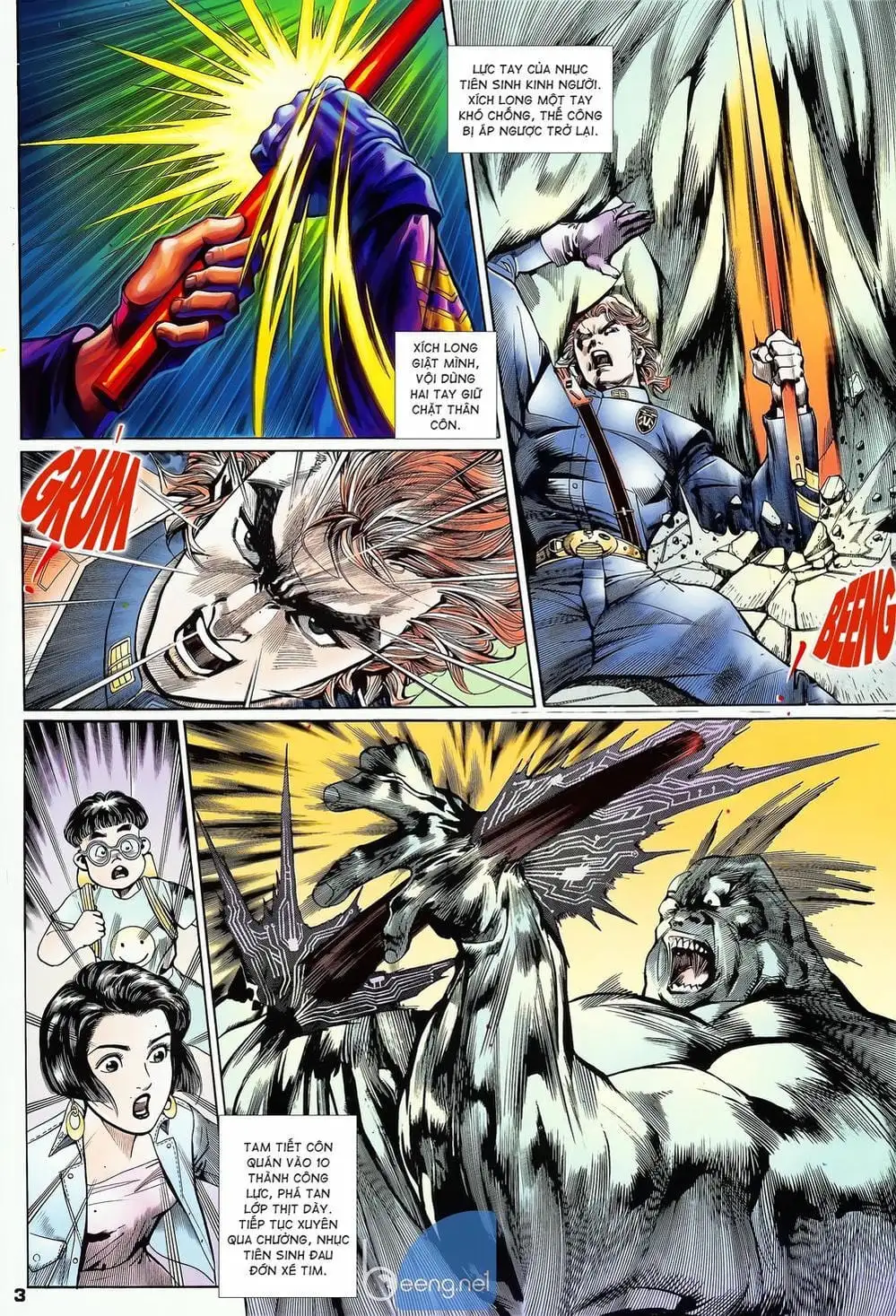 Truyện Tranh Long Hổ 5 Thế trang 8