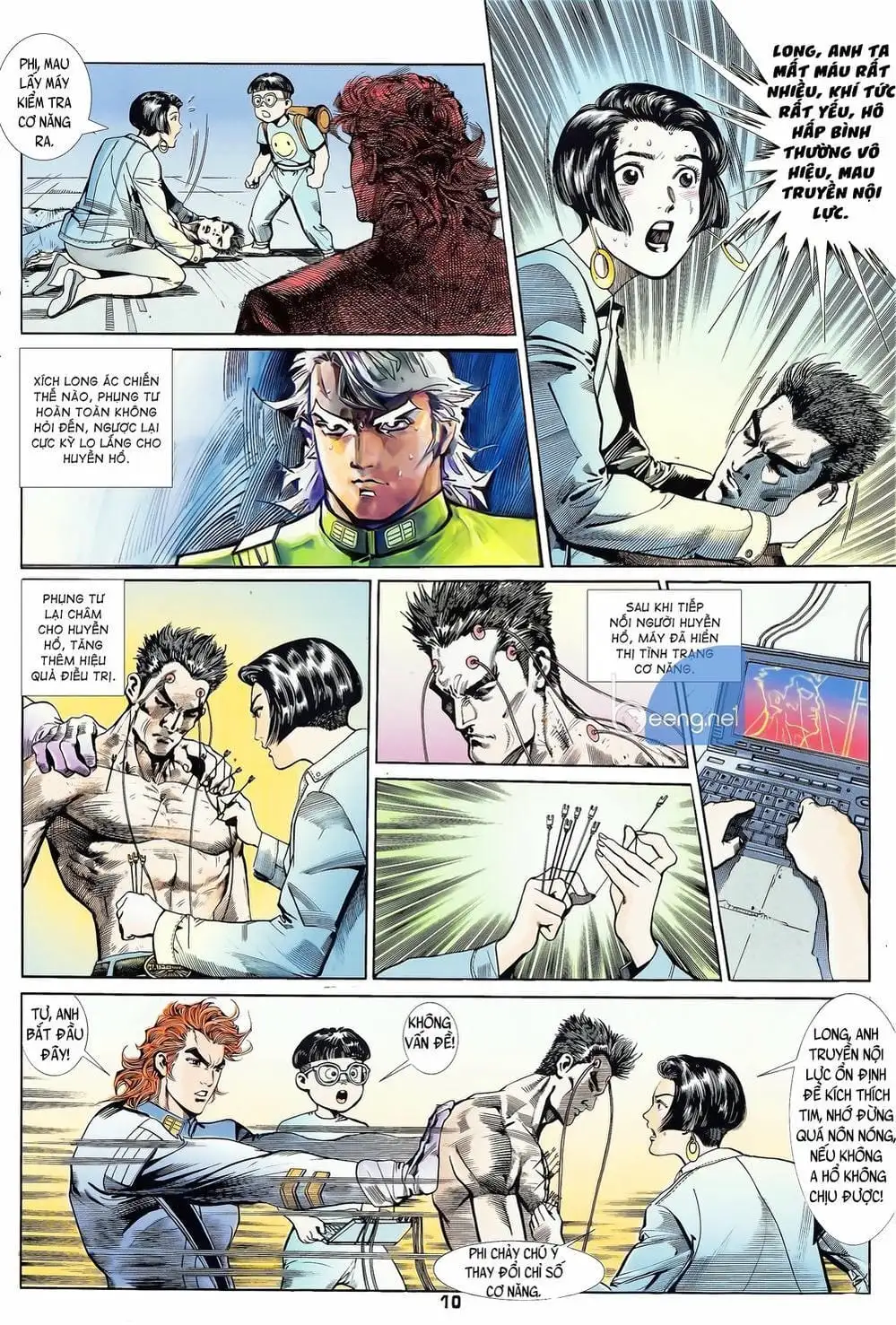 Truyện Tranh Long Hổ 5 Thế trang 8