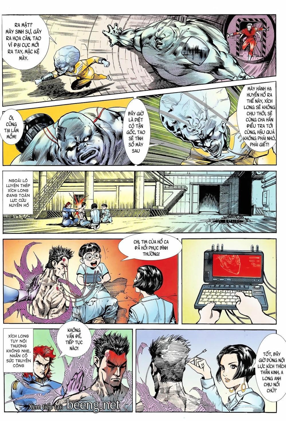 Truyện Tranh Long Hổ 5 Thế trang 8