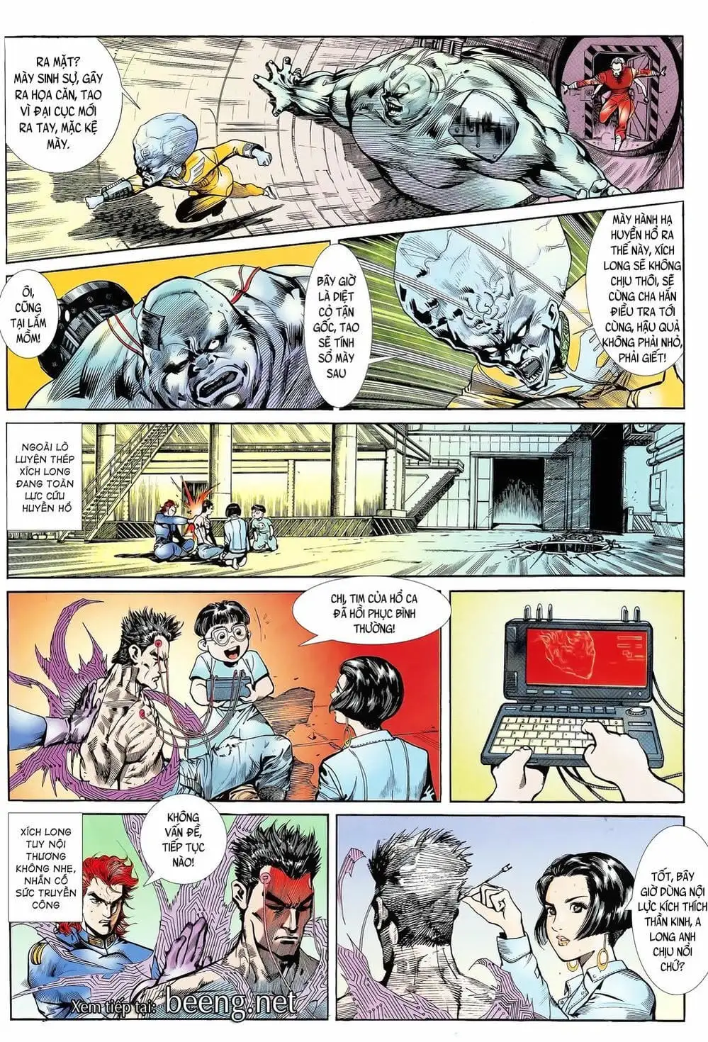 Truyện Tranh Long Hổ 5 Thế trang 8