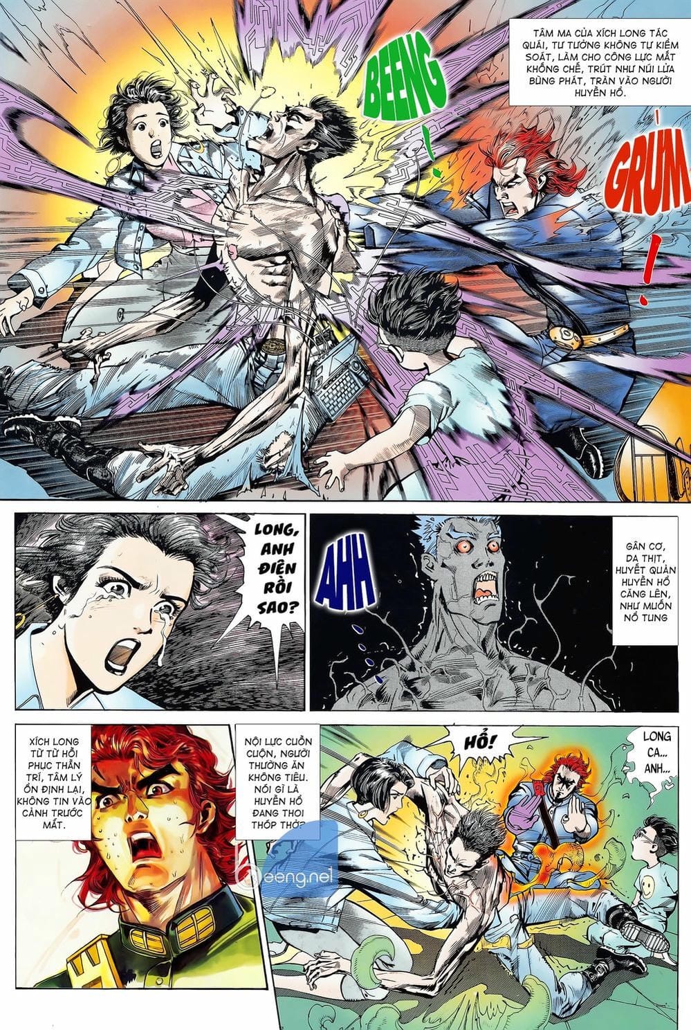 Truyện Tranh Long Hổ 5 Thế trang 8