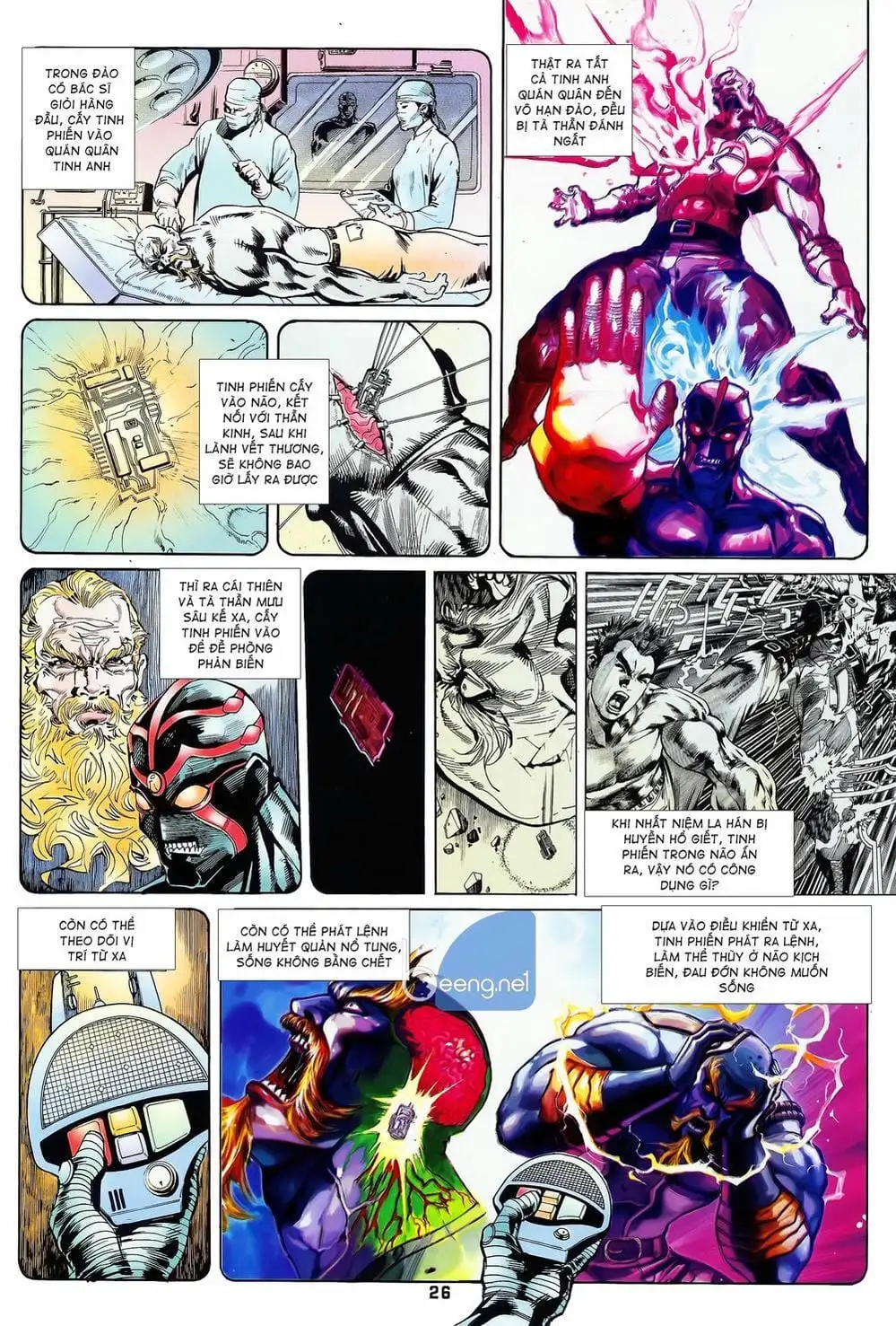 Truyện Tranh Long Hổ 5 Thế trang 8