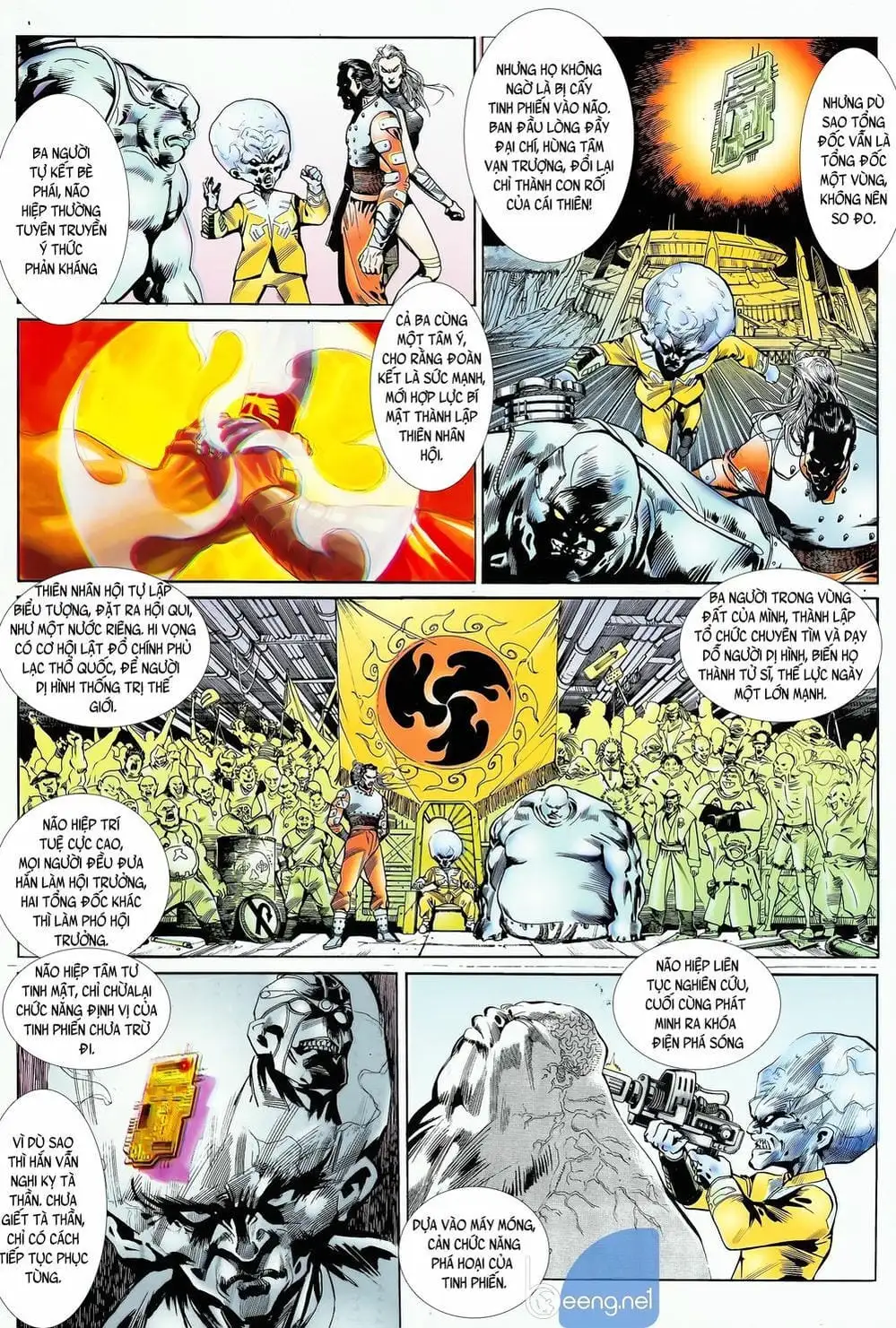 Truyện Tranh Long Hổ 5 Thế trang 8