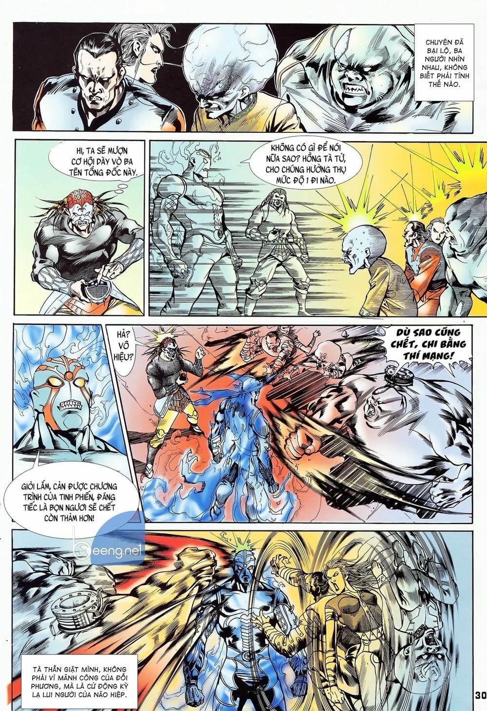 Truyện Tranh Long Hổ 5 Thế trang 8