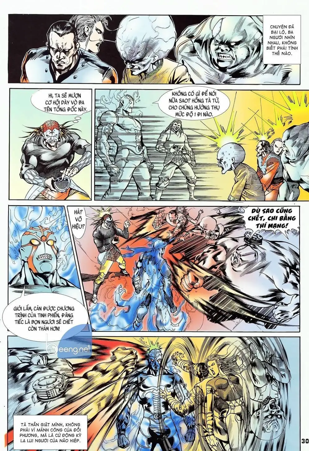 Truyện Tranh Long Hổ 5 Thế trang 8