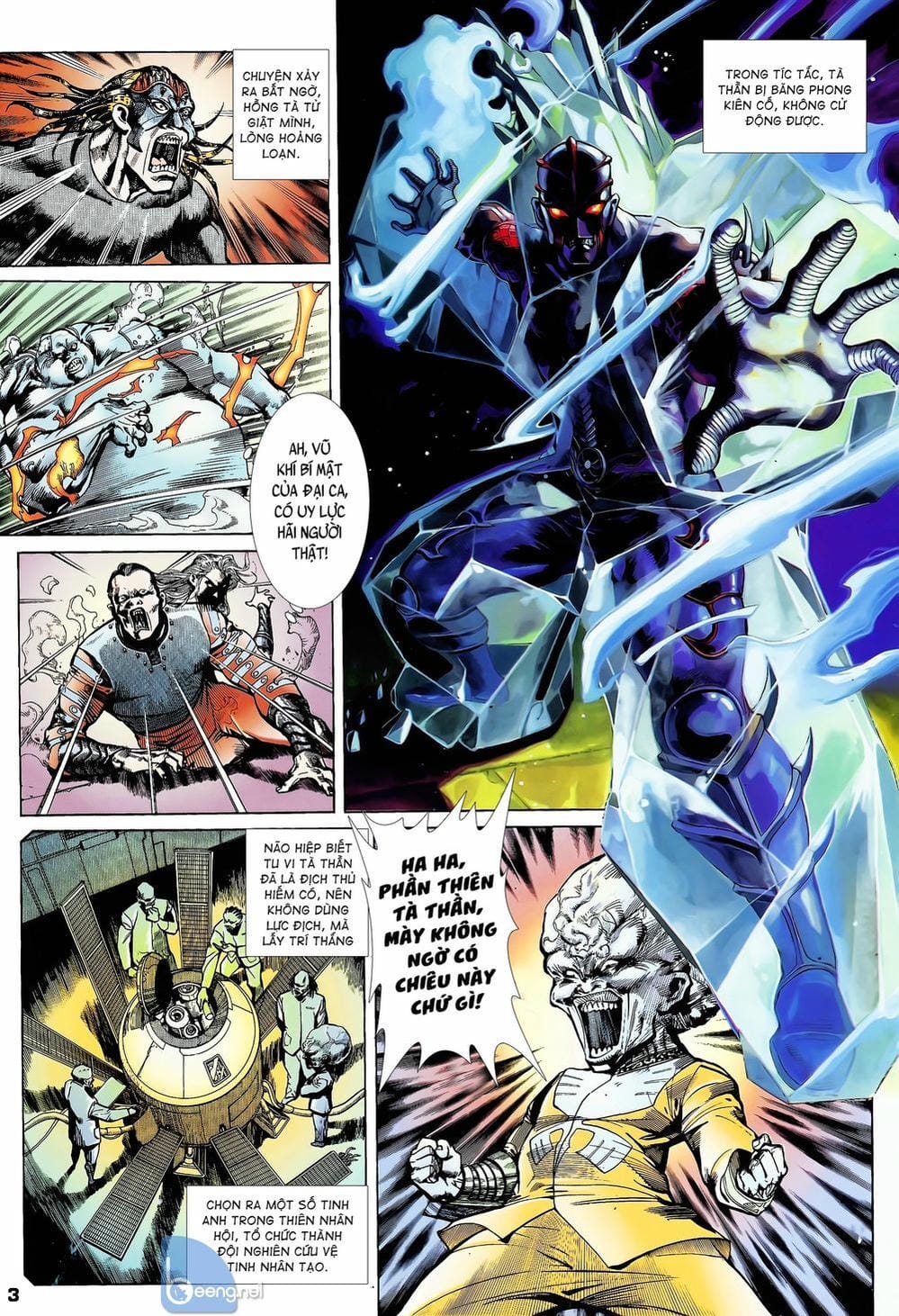 Truyện Tranh Long Hổ 5 Thế trang 8