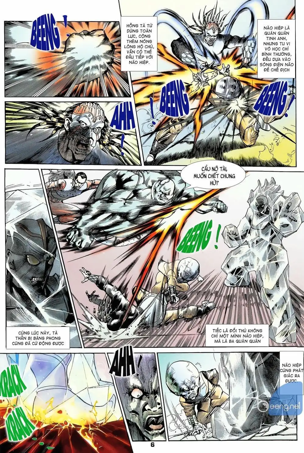 Truyện Tranh Long Hổ 5 Thế trang 8