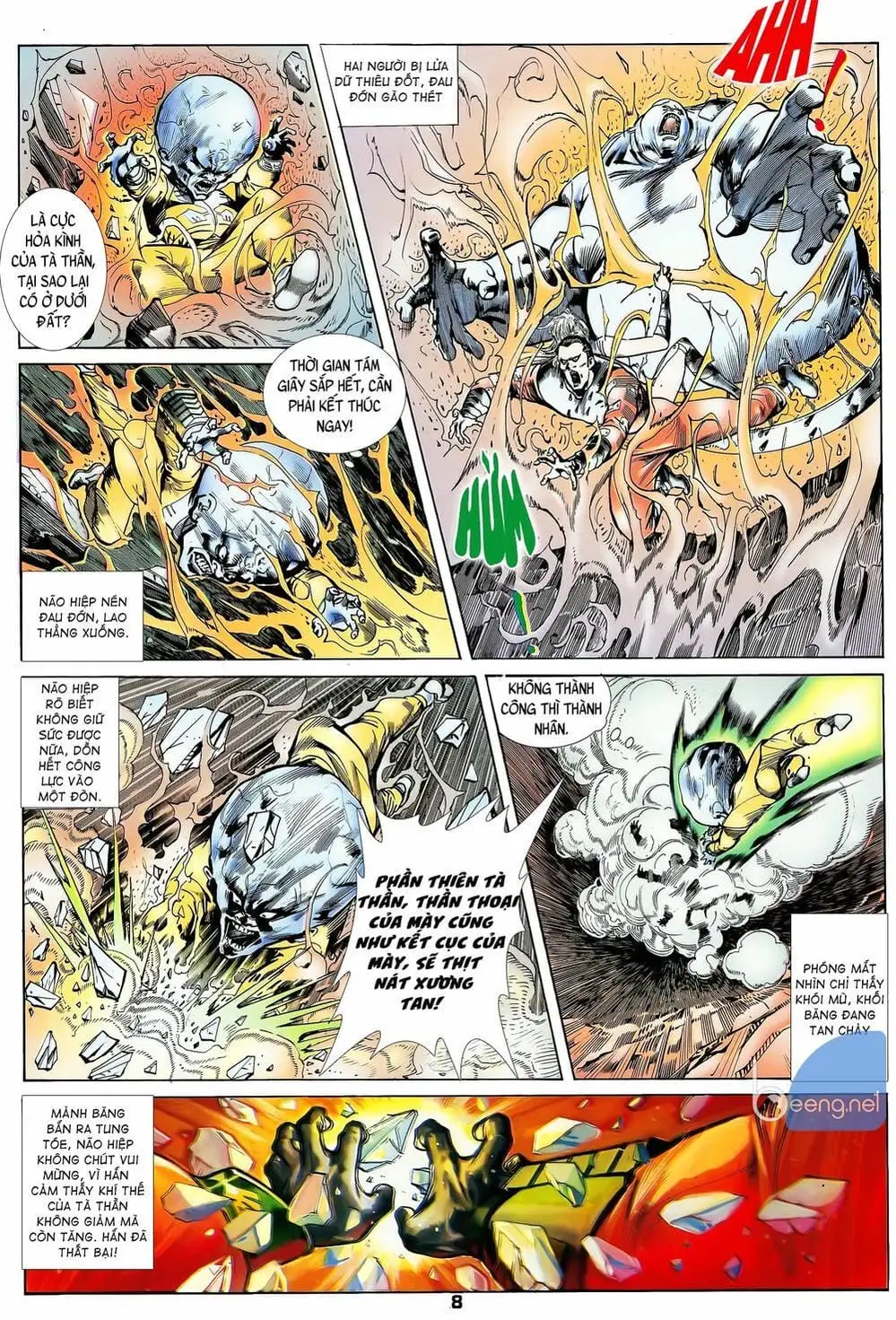 Truyện Tranh Long Hổ 5 Thế trang 8