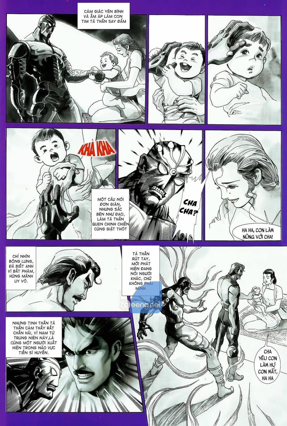 Truyện Tranh Long Hổ 5 Thế trang 8