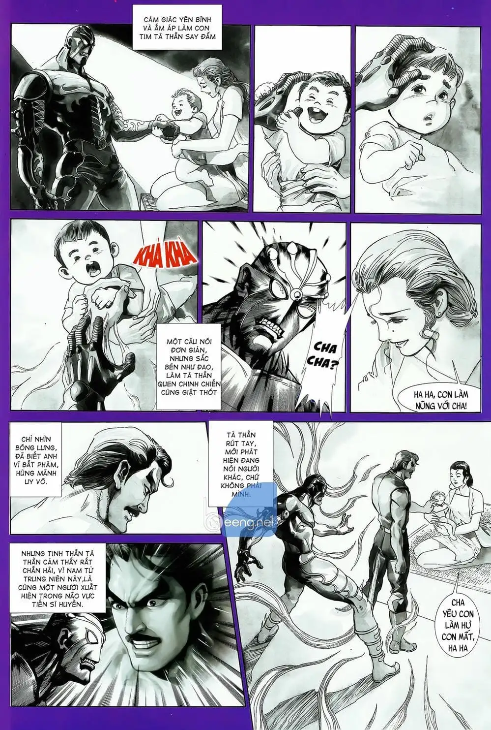 Truyện Tranh Long Hổ 5 Thế trang 8