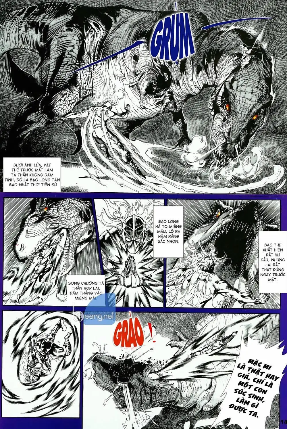 Truyện Tranh Long Hổ 5 Thế trang 8