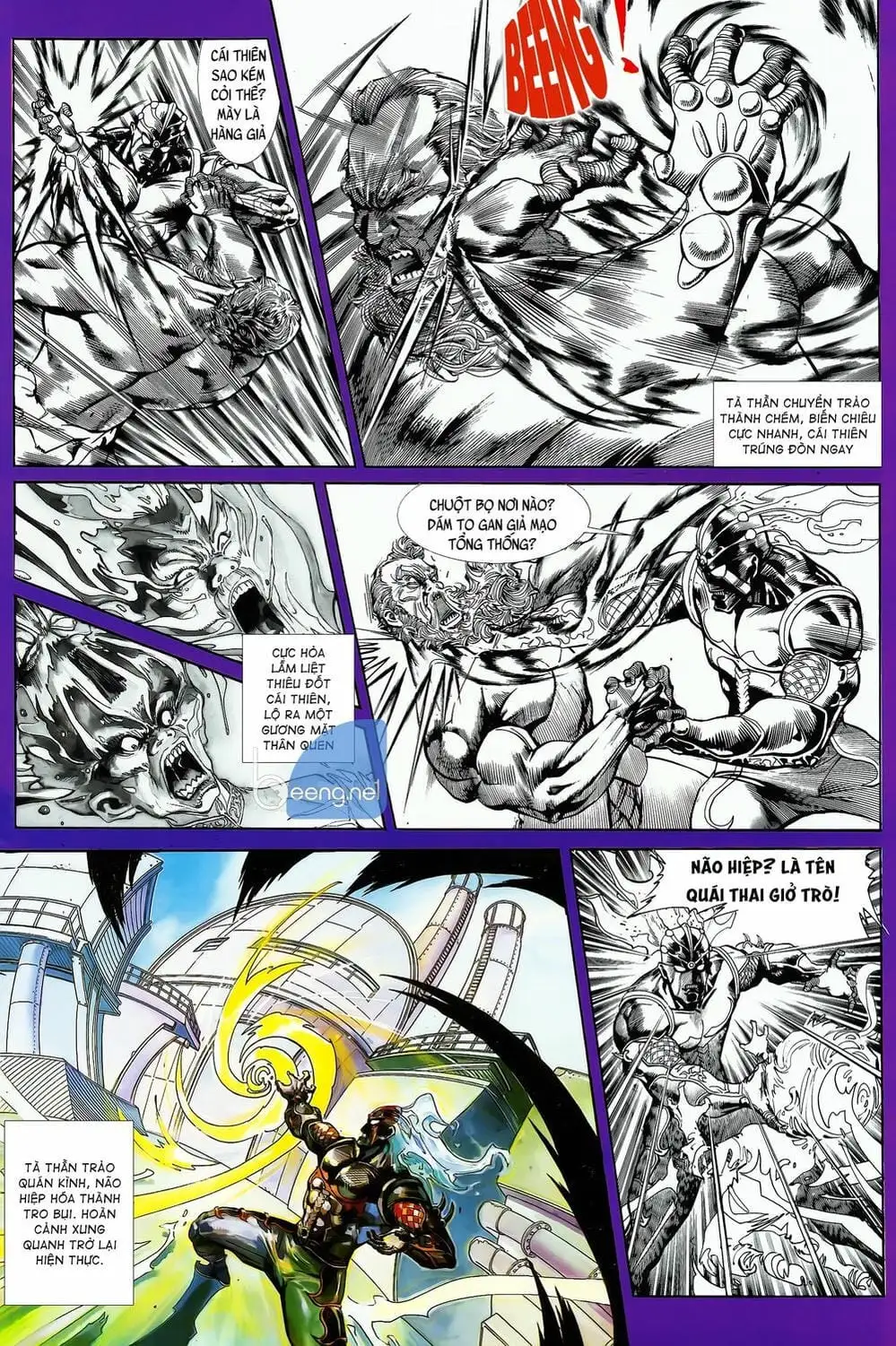 Truyện Tranh Long Hổ 5 Thế trang 8