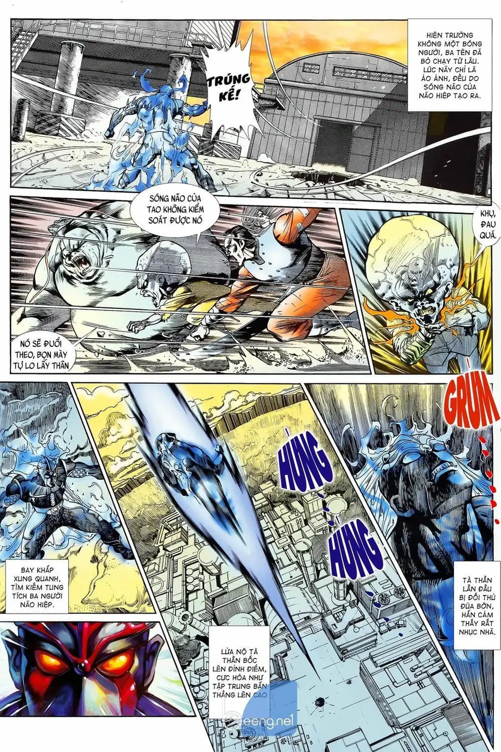 Truyện Tranh Long Hổ 5 Thế trang 8