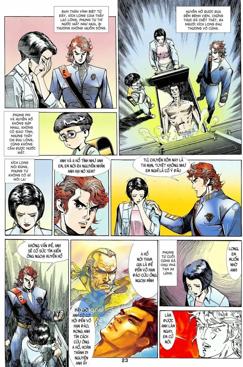 Truyện Tranh Long Hổ 5 Thế trang 8