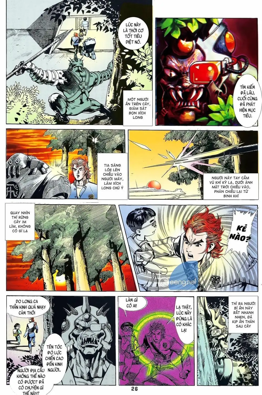 Truyện Tranh Long Hổ 5 Thế trang 8