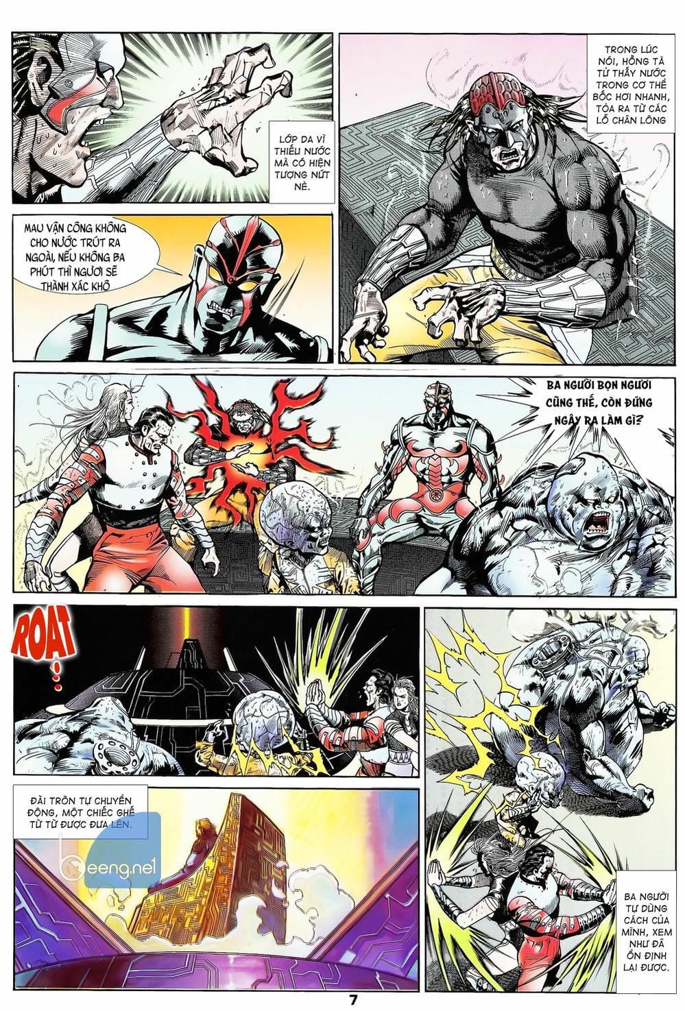 Truyện Tranh Long Hổ 5 Thế trang 8