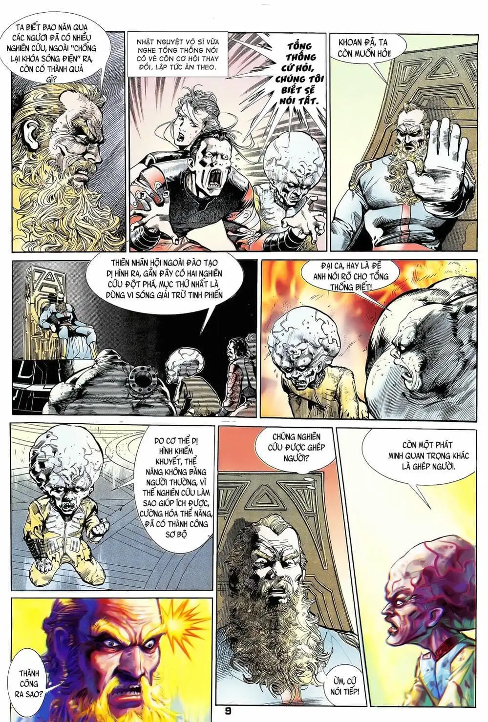 Truyện Tranh Long Hổ 5 Thế trang 8