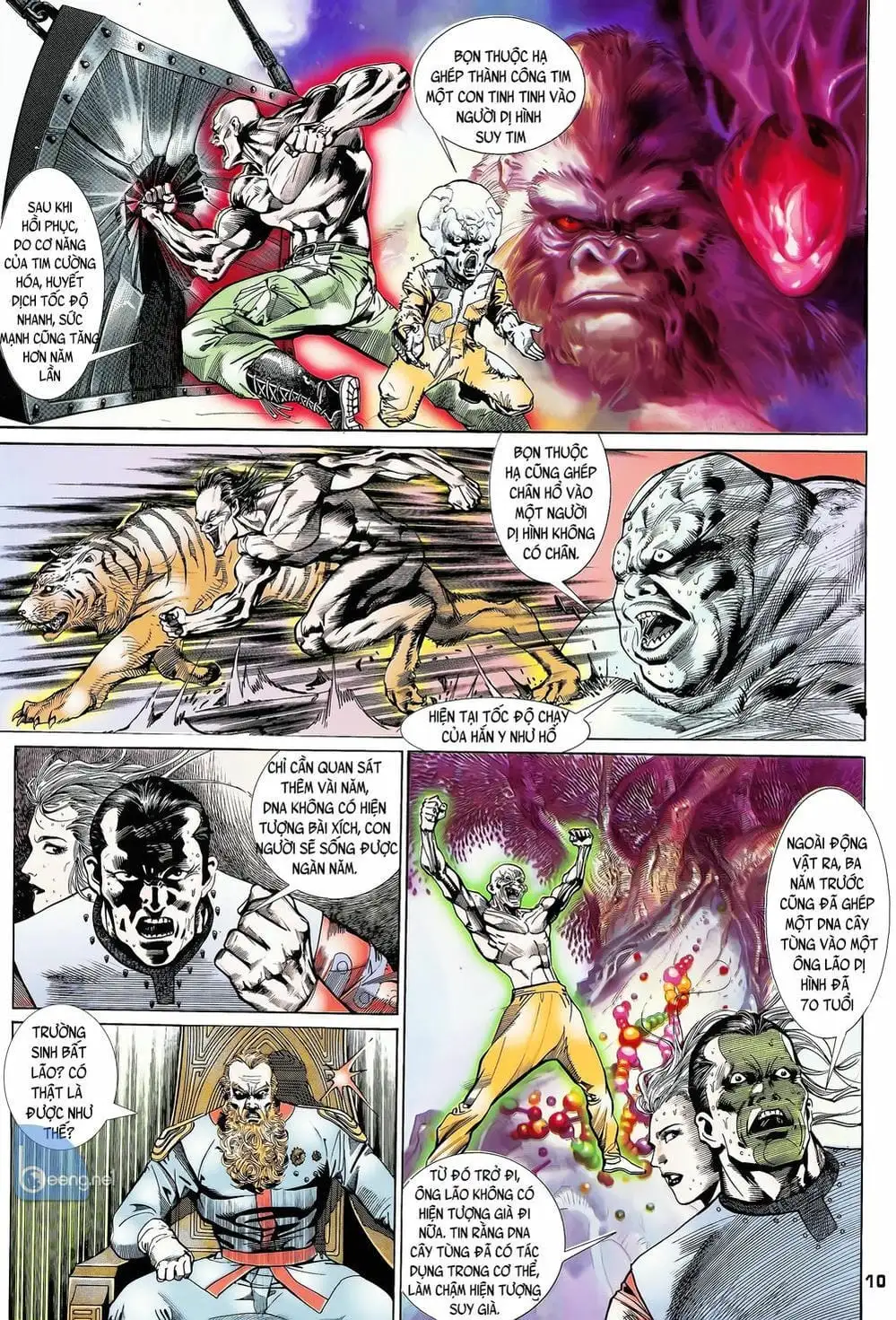 Truyện Tranh Long Hổ 5 Thế trang 8
