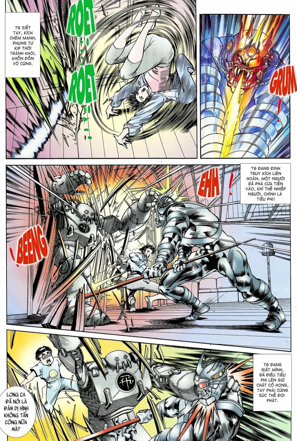 Truyện Tranh Long Hổ 5 Thế trang 8