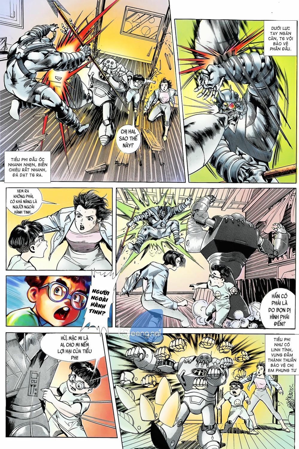 Truyện Tranh Long Hổ 5 Thế trang 8