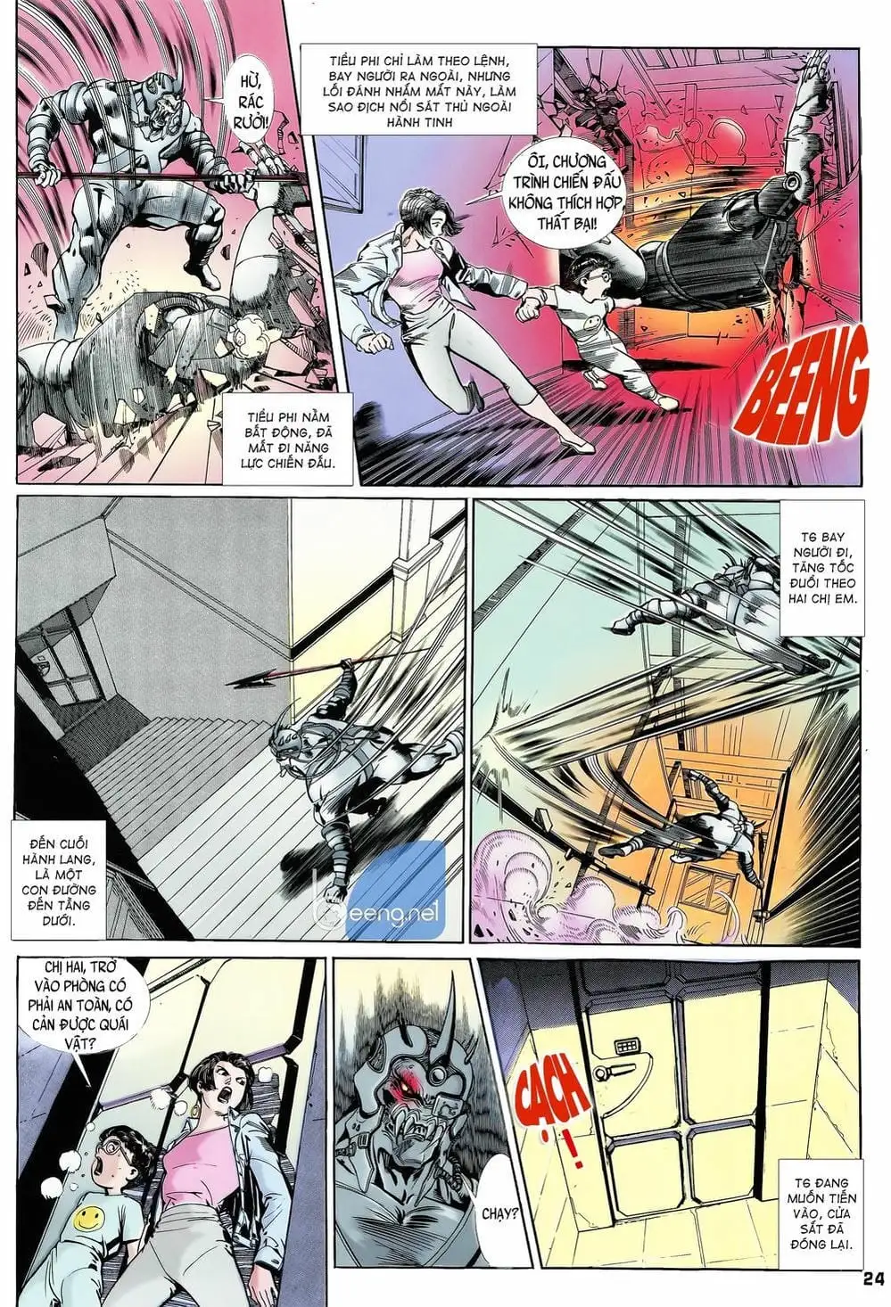 Truyện Tranh Long Hổ 5 Thế trang 8