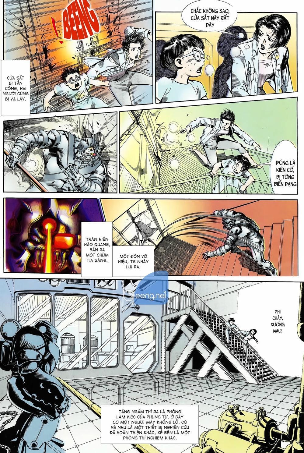 Truyện Tranh Long Hổ 5 Thế trang 8