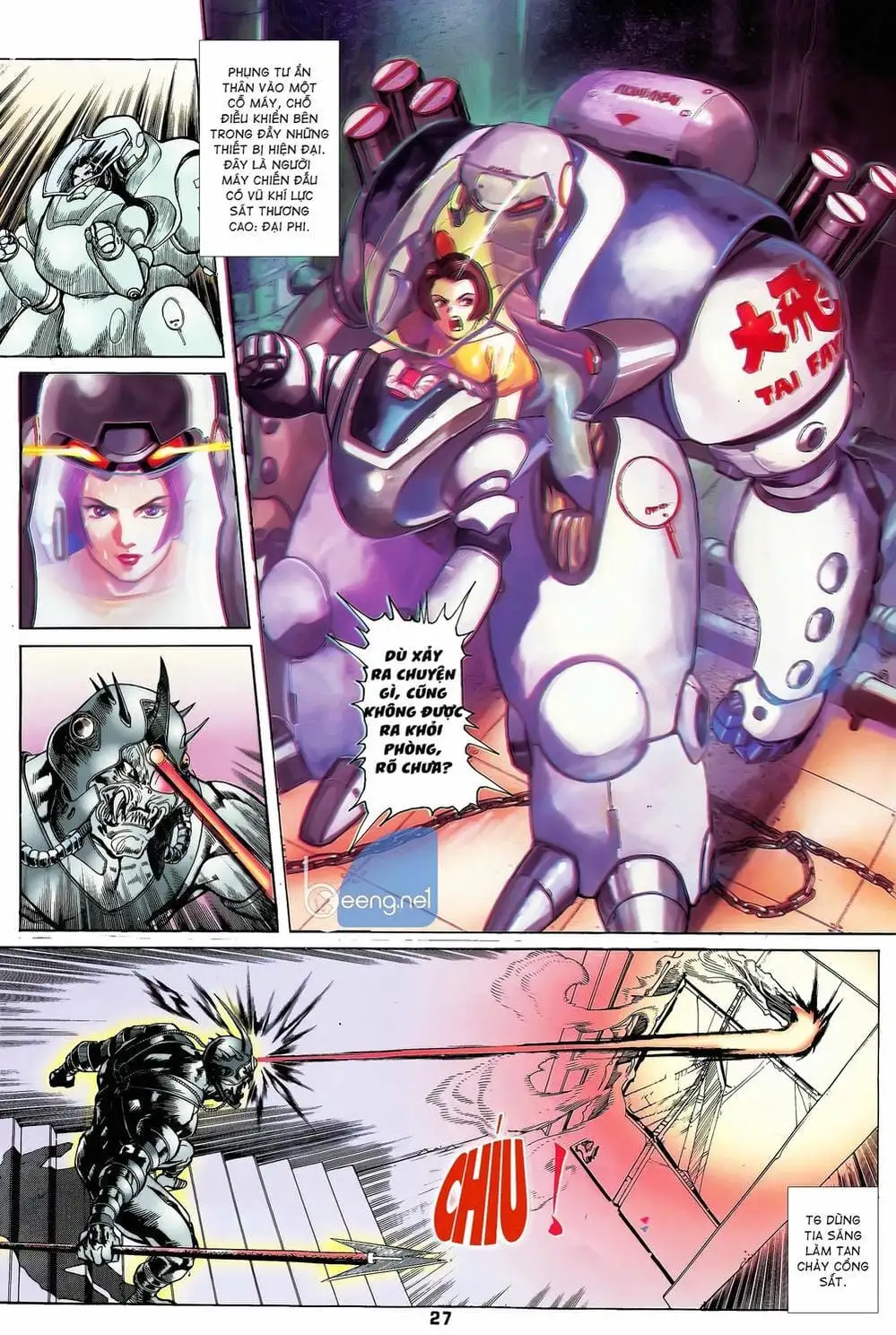 Truyện Tranh Long Hổ 5 Thế trang 8