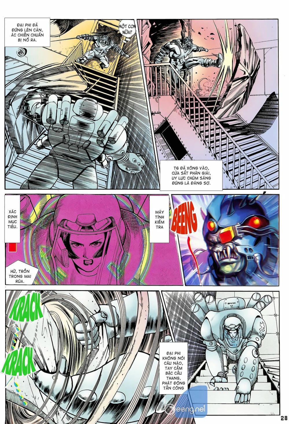 Truyện Tranh Long Hổ 5 Thế trang 8