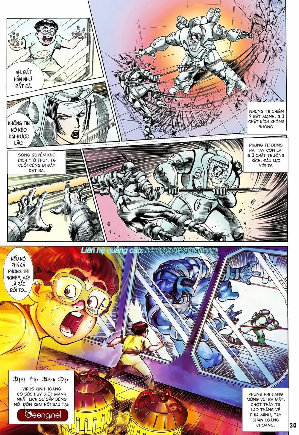 Truyện Tranh Long Hổ 5 Thế trang 8