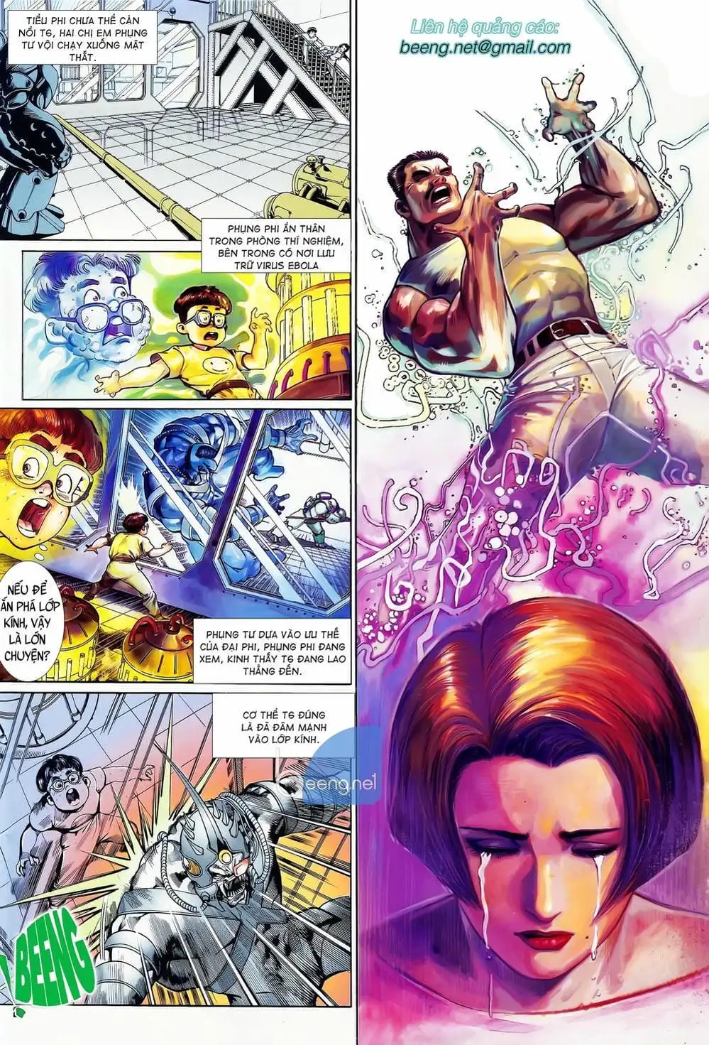 Truyện Tranh Long Hổ 5 Thế trang 8