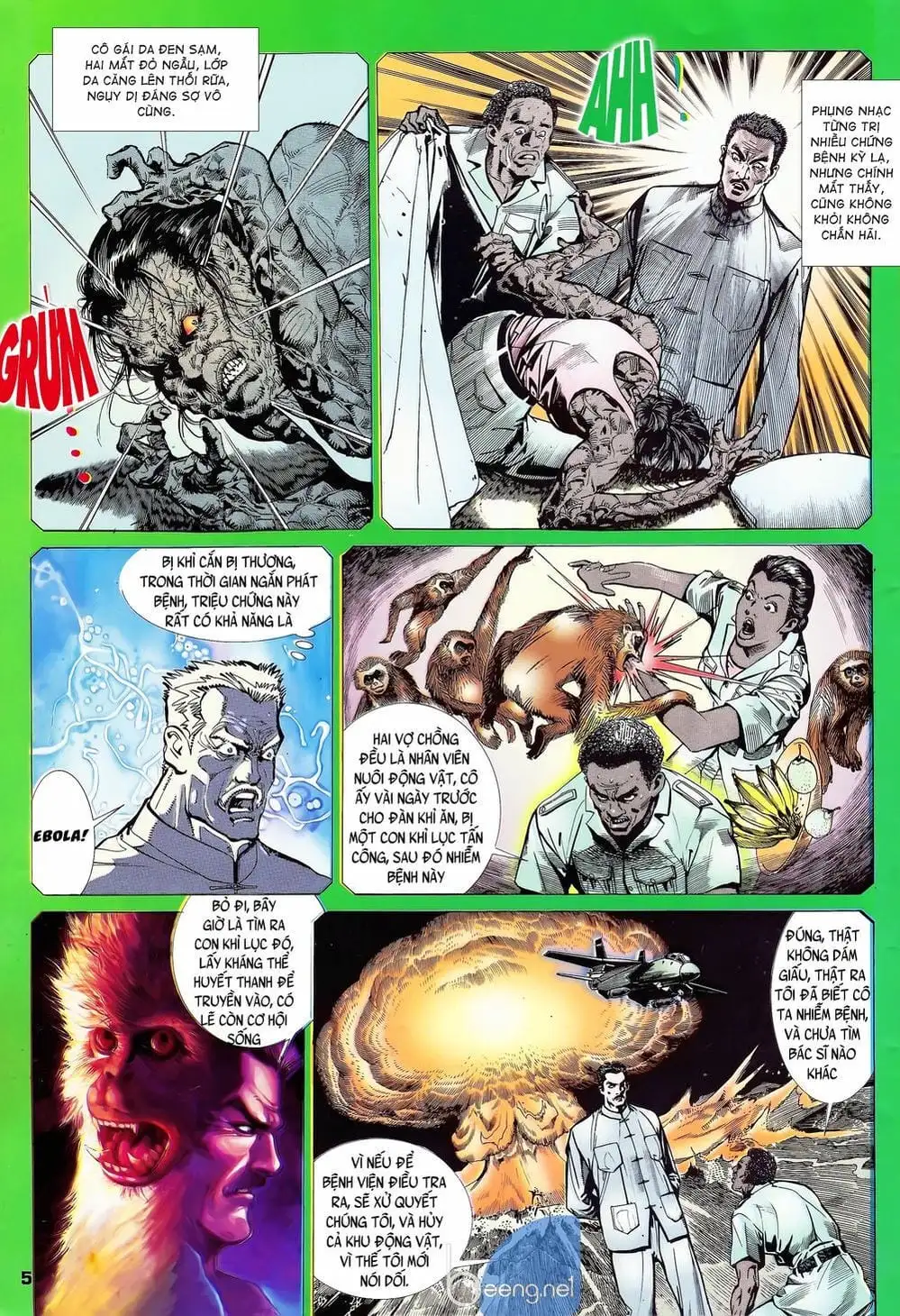 Truyện Tranh Long Hổ 5 Thế trang 8