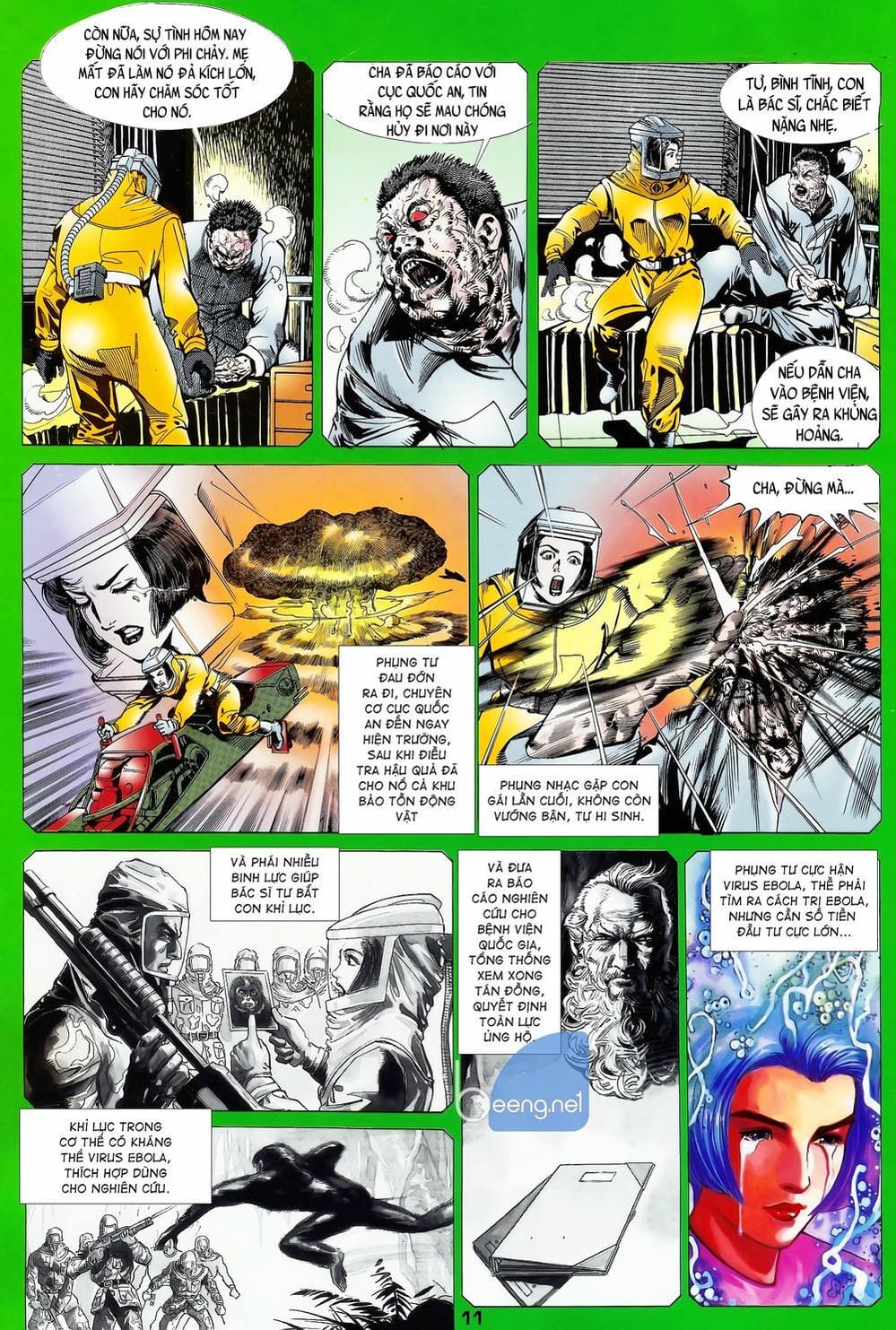 Truyện Tranh Long Hổ 5 Thế trang 8