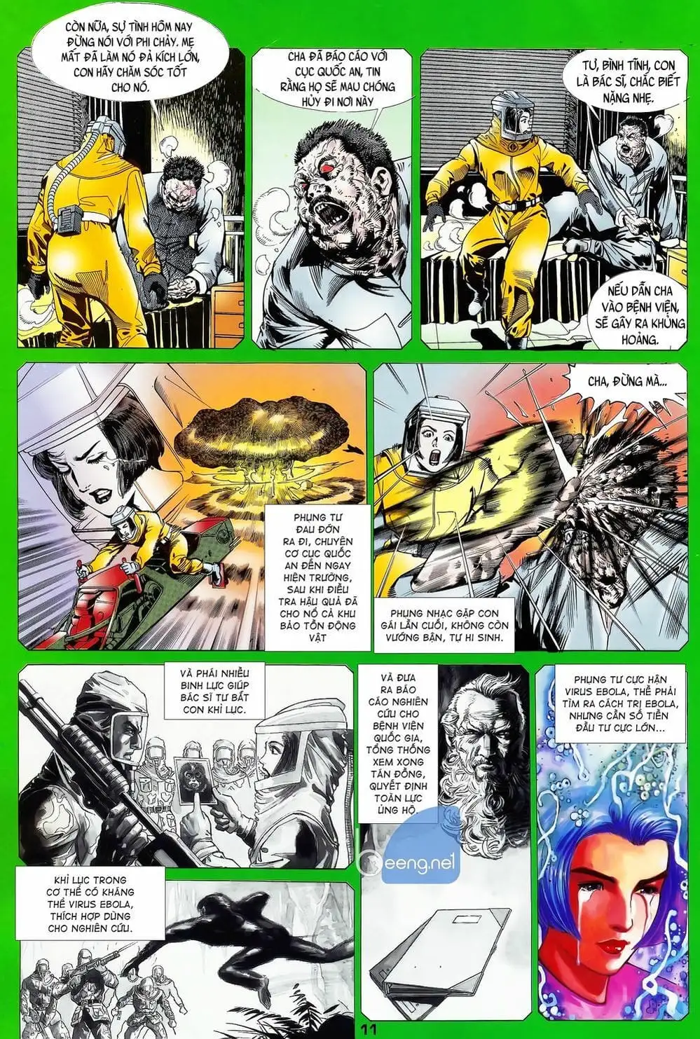 Truyện Tranh Long Hổ 5 Thế trang 8