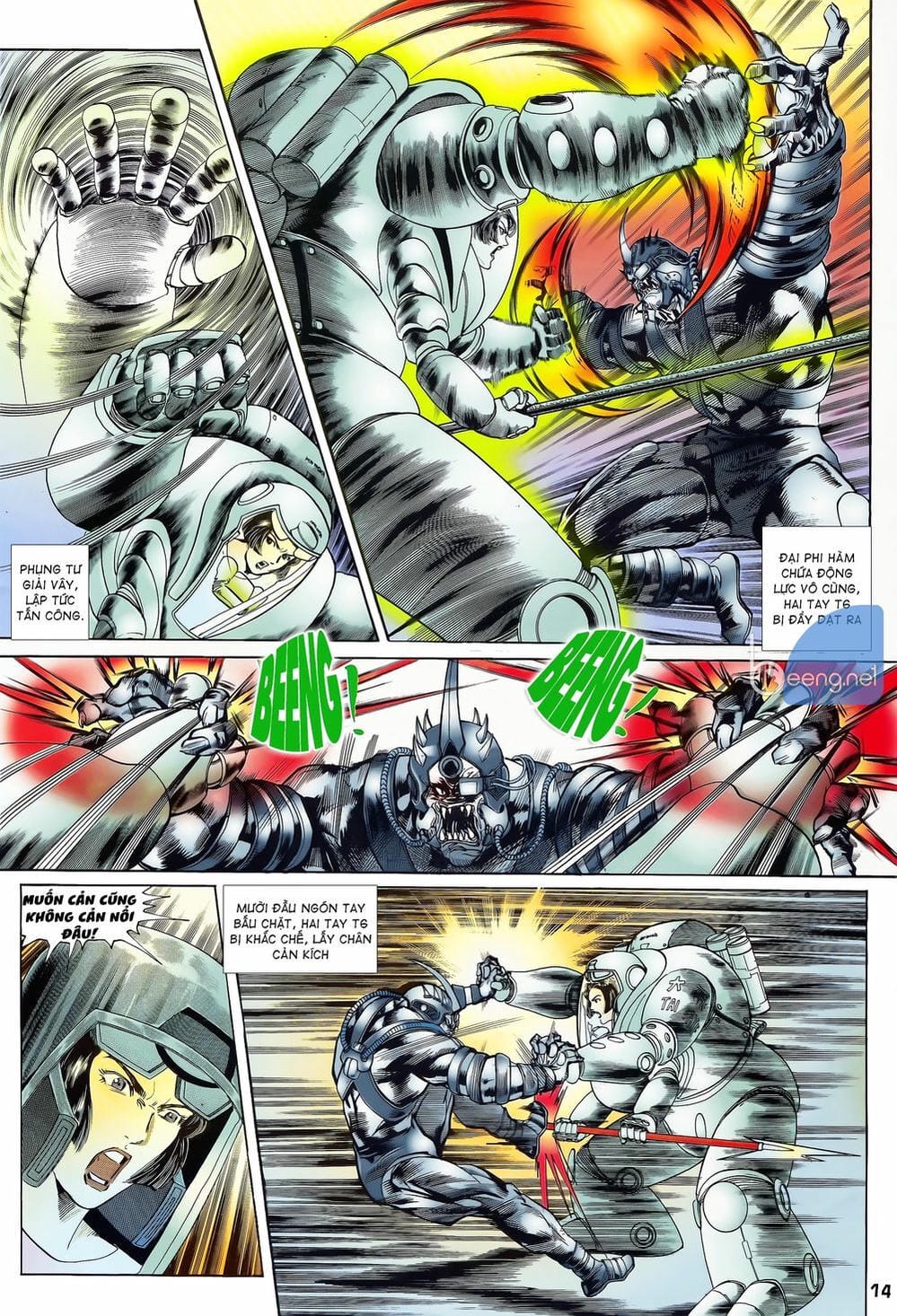 Truyện Tranh Long Hổ 5 Thế trang 8