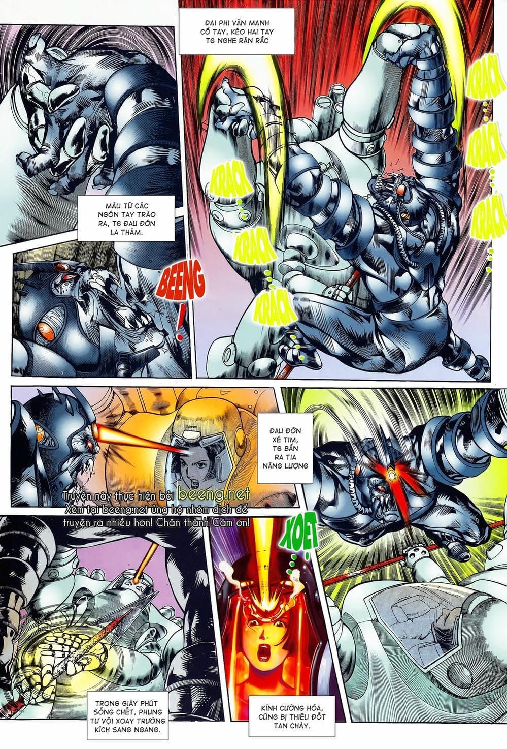 Truyện Tranh Long Hổ 5 Thế trang 8