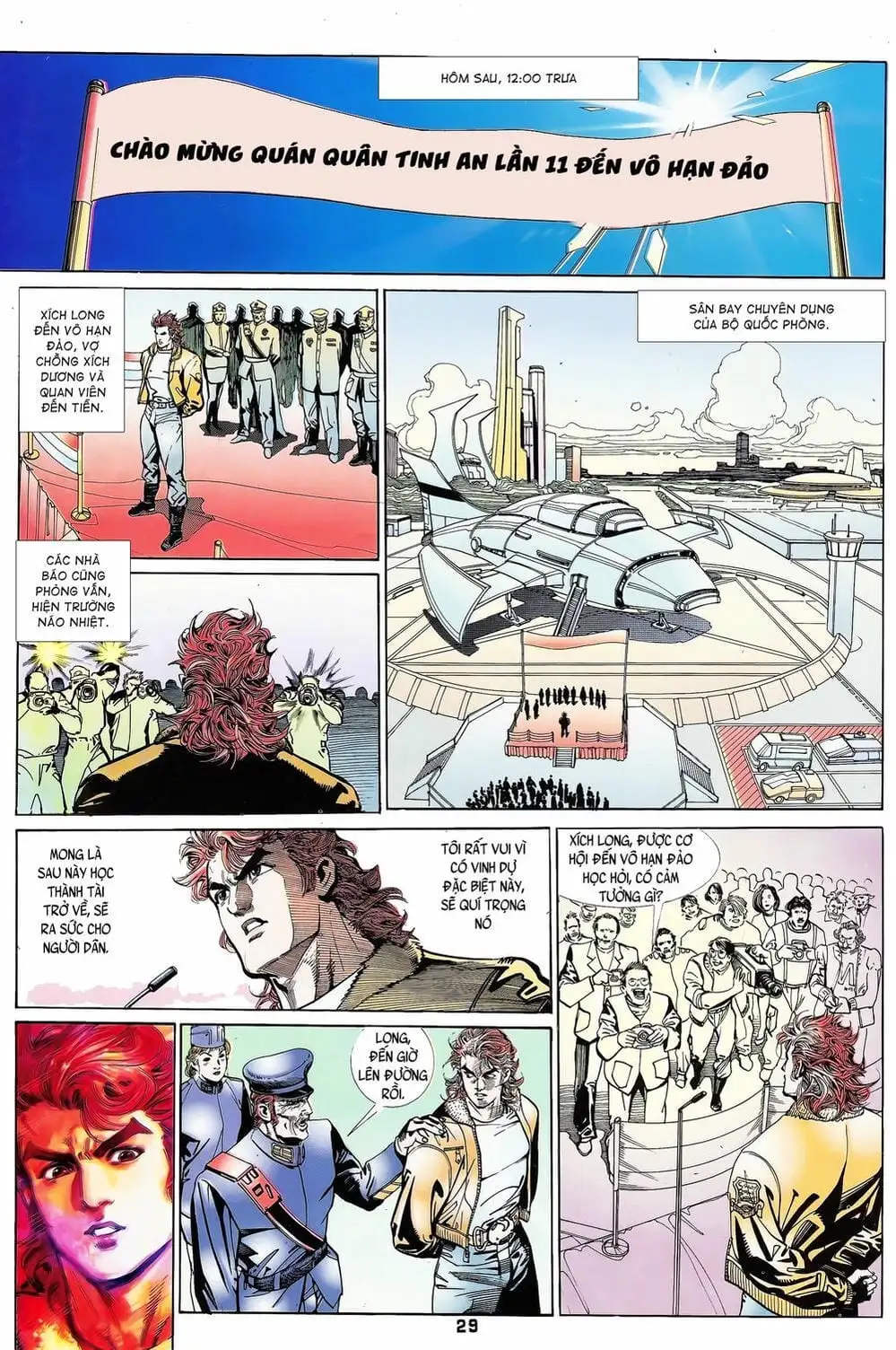 Truyện Tranh Long Hổ 5 Thế trang 8