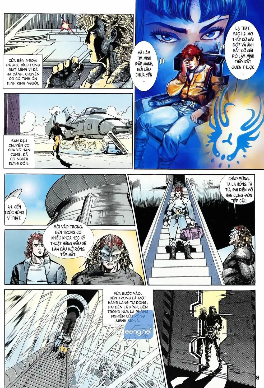 Truyện Tranh Long Hổ 5 Thế trang 8