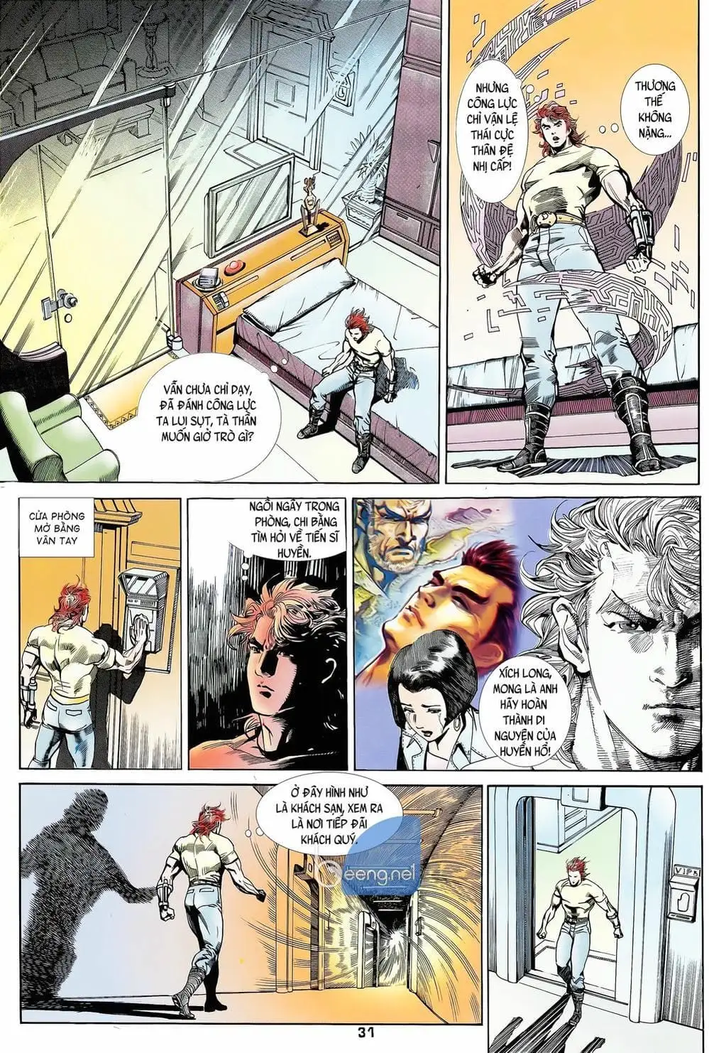 Truyện Tranh Long Hổ 5 Thế trang 8